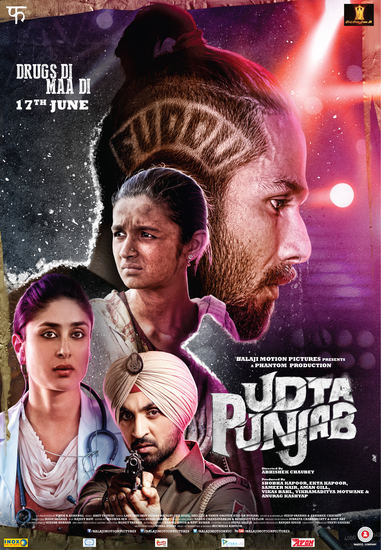 Udta Punjab Movie Poster - HD Wallpaper 