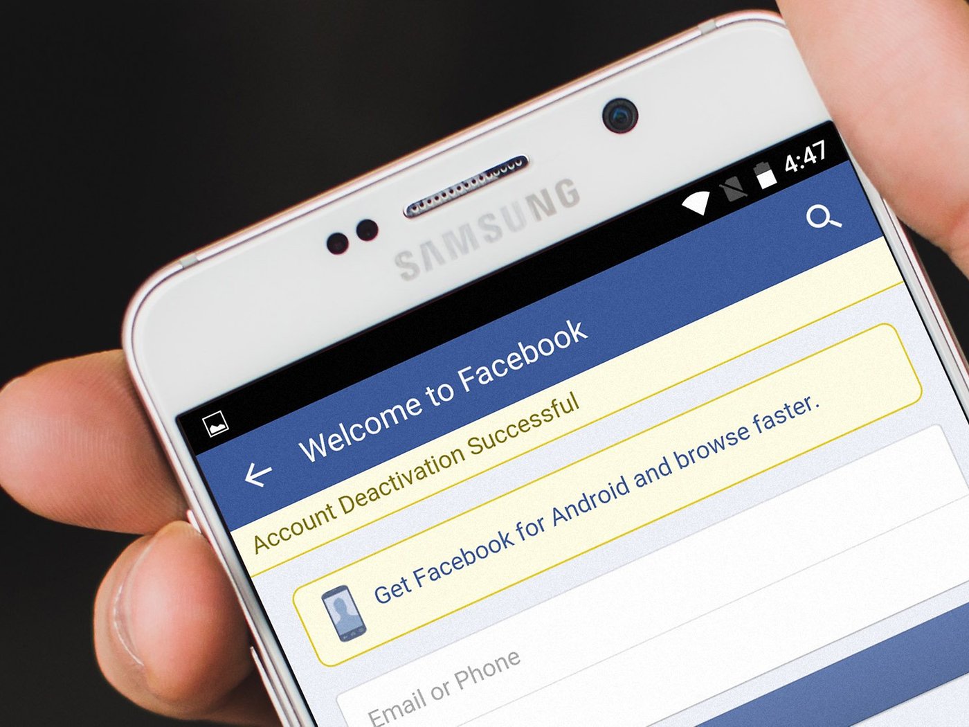 Android How To Delete Facebook Account In Mobile - HD Wallpaper 