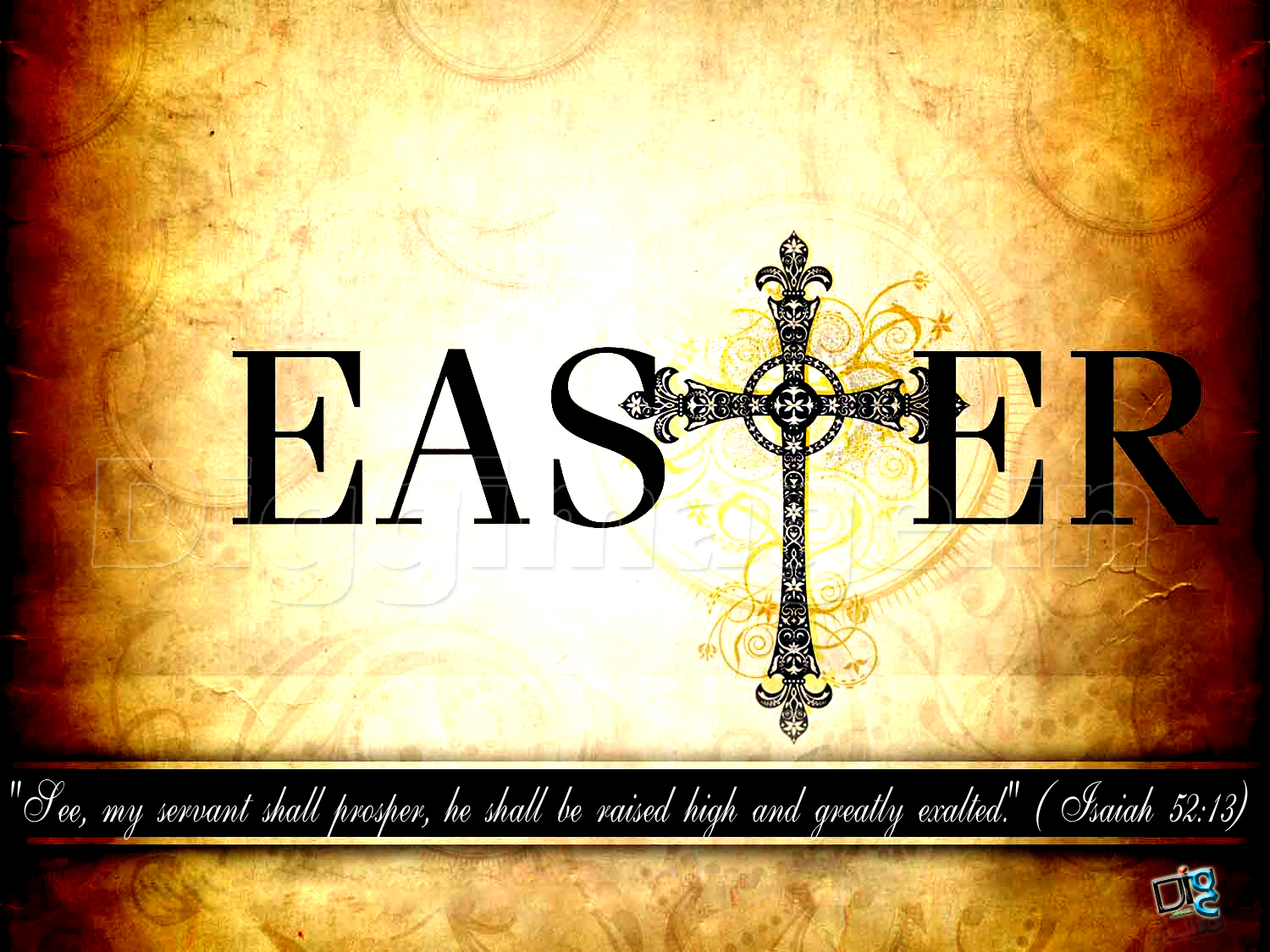 Religious Free Happy Easter - HD Wallpaper 