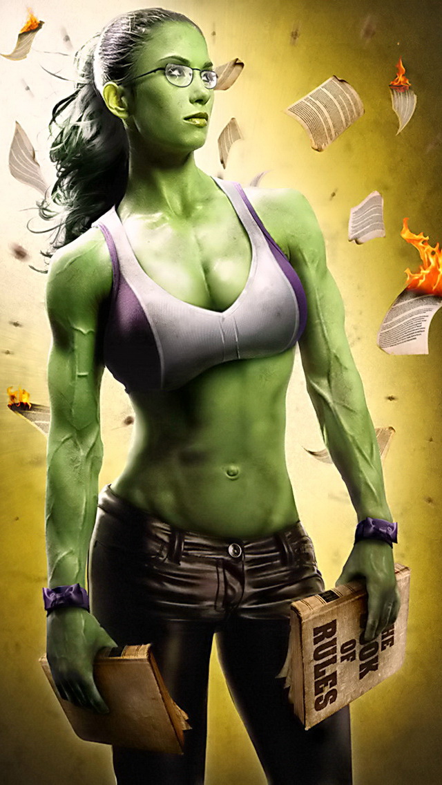 She Hulk - 640x1136 Wallpaper 