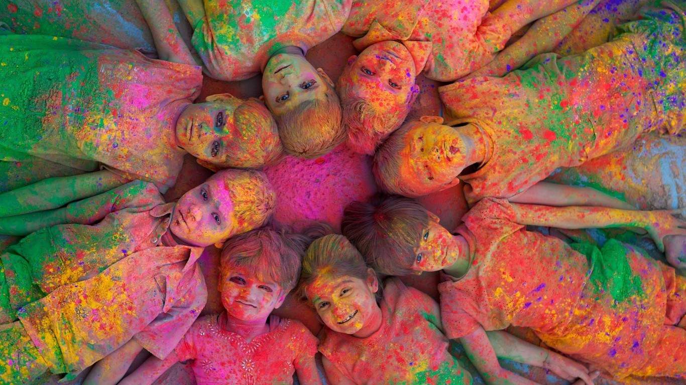 Holi Festival India - HD Wallpaper 
