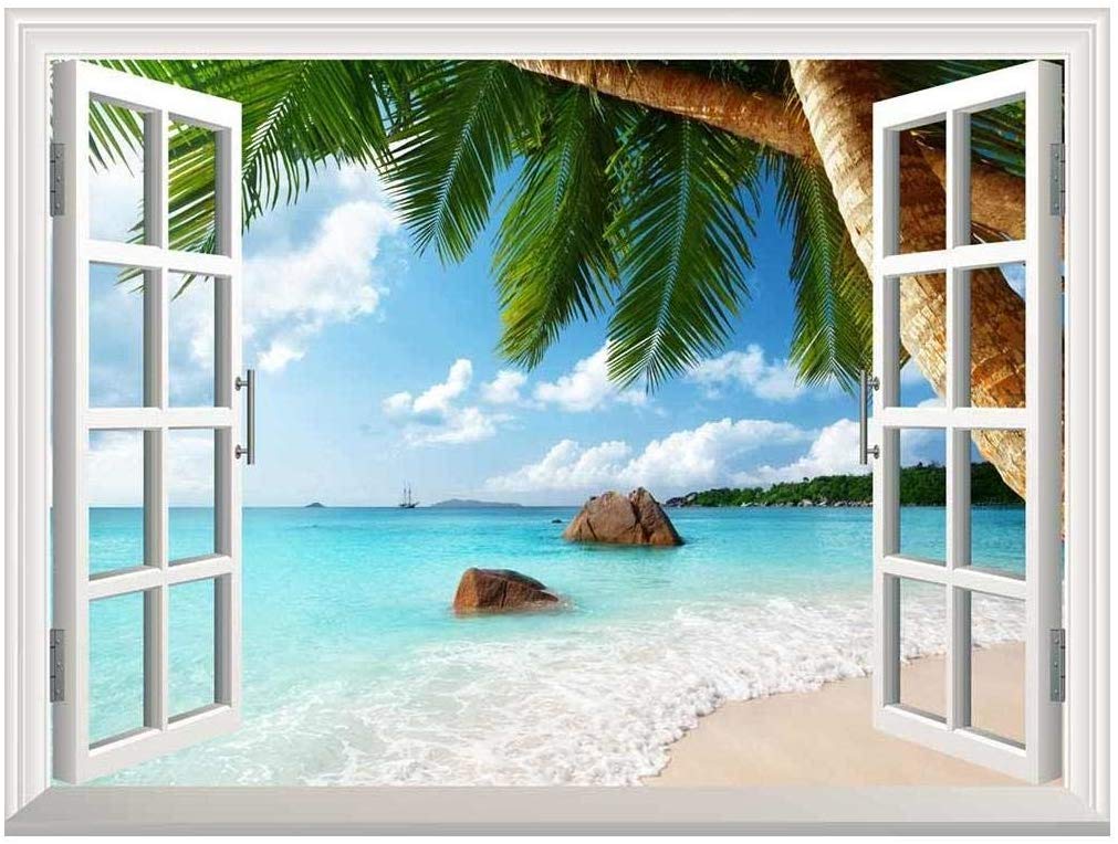 Mural Wallpaper 3d Beach - HD Wallpaper 
