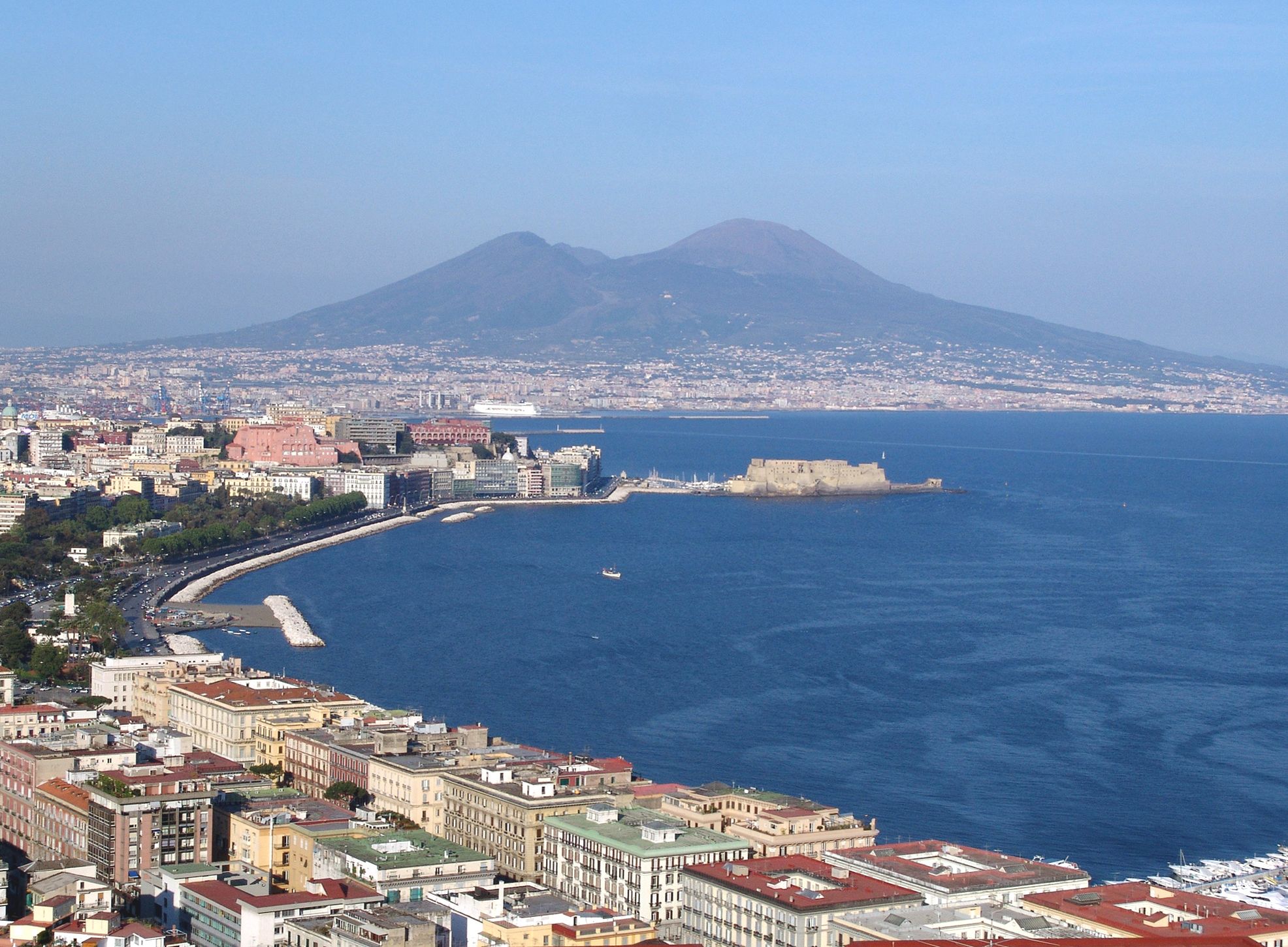 Golfo Di Napoli Hd - HD Wallpaper 