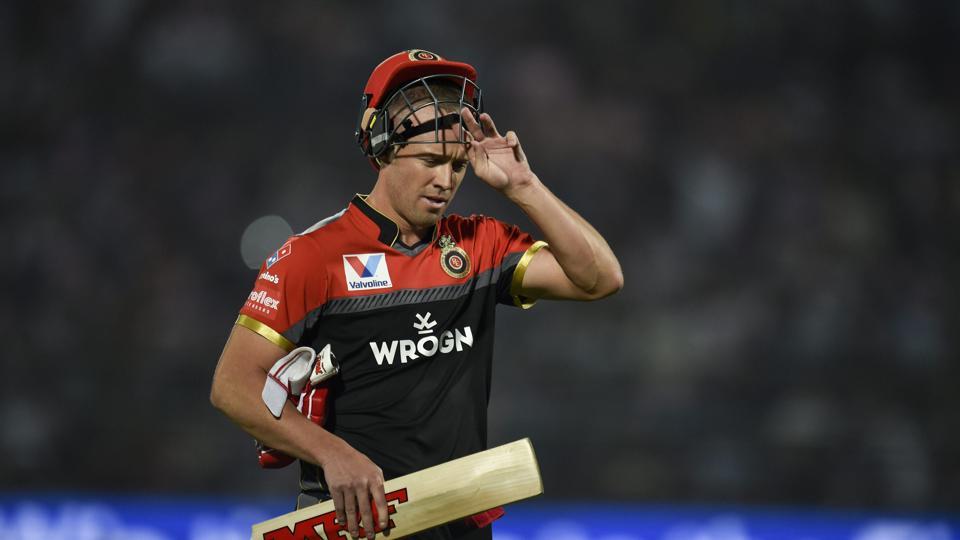 File Image Of Ab De Villiers - Kkr Vs Rcb 2019 - HD Wallpaper 