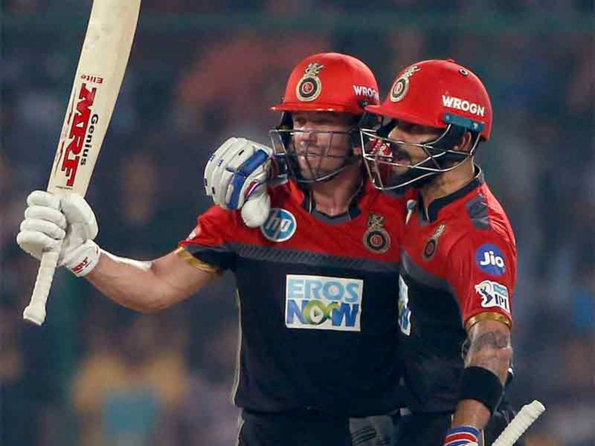 Ab De Villiers And Virat Kohli Rcb - HD Wallpaper 