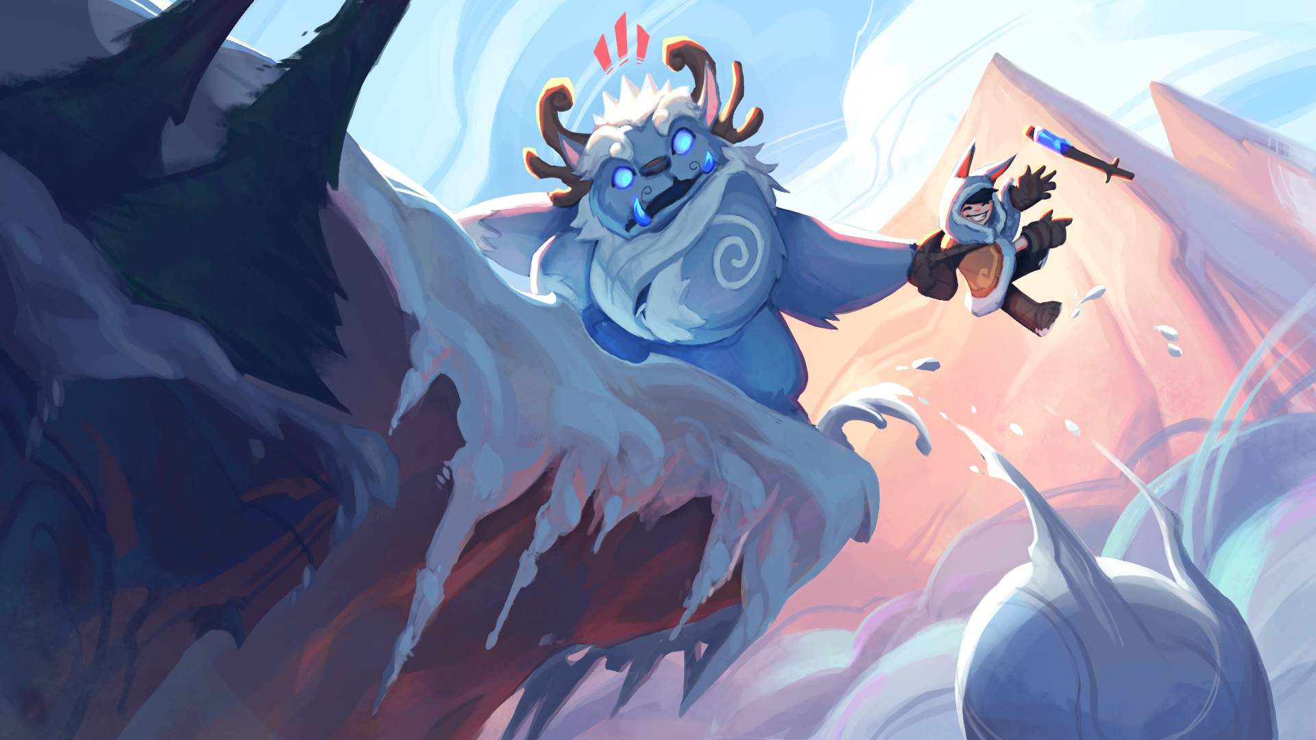Old Nunu And Willump - HD Wallpaper 