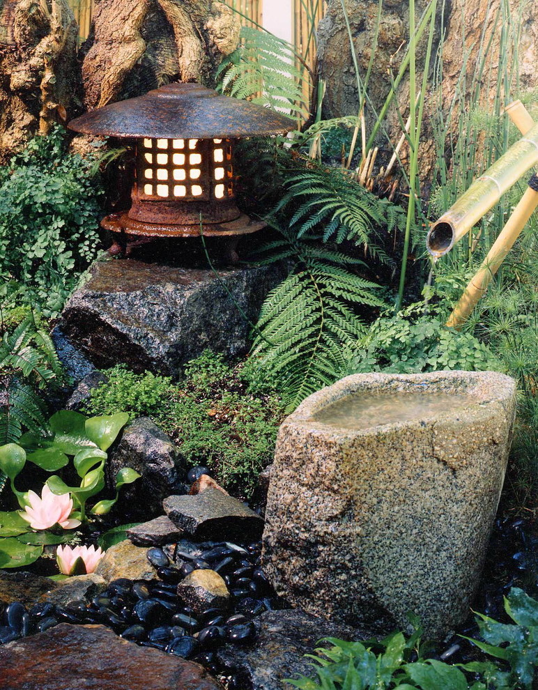 The Sound Of Flowing Or Falling Water Adds To The Soothing - Zen Garden Small Japanese Garden - HD Wallpaper 