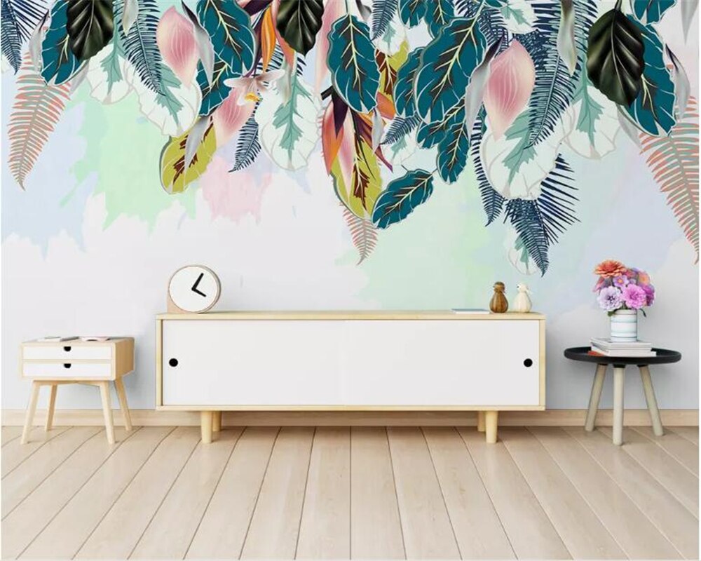 Beibehang Customized Silk Wallpaper Nordic Minimalist - Wallpaper - HD Wallpaper 