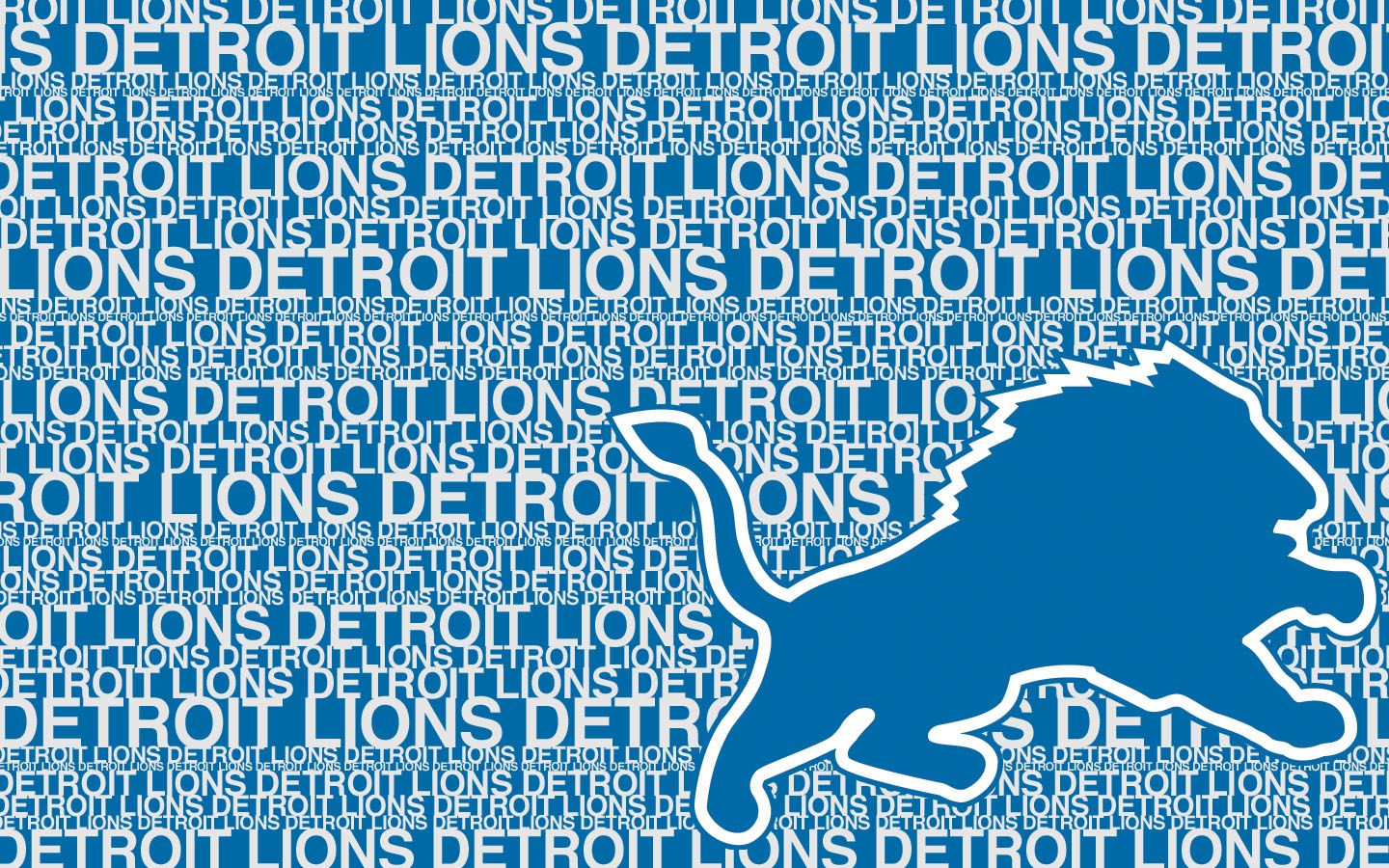 Detroit Lions Name And Logo Wallpaper - Detroit Lions - HD Wallpaper 