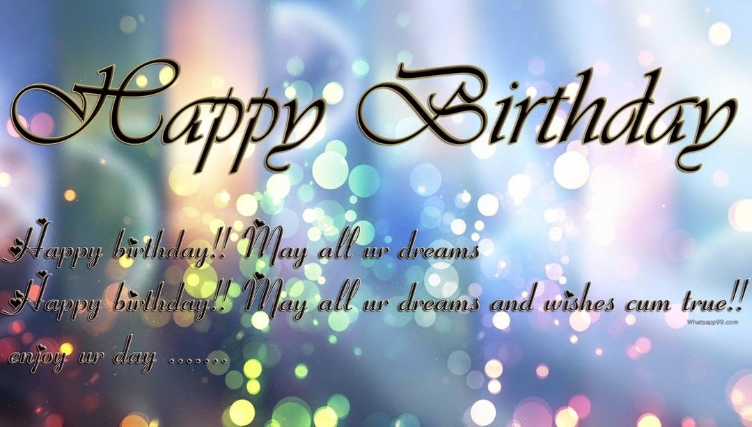 Happy Birhtday Wishes Whatsapp Status Happy Birthday - Birthday Dp For Whatsapp - HD Wallpaper 