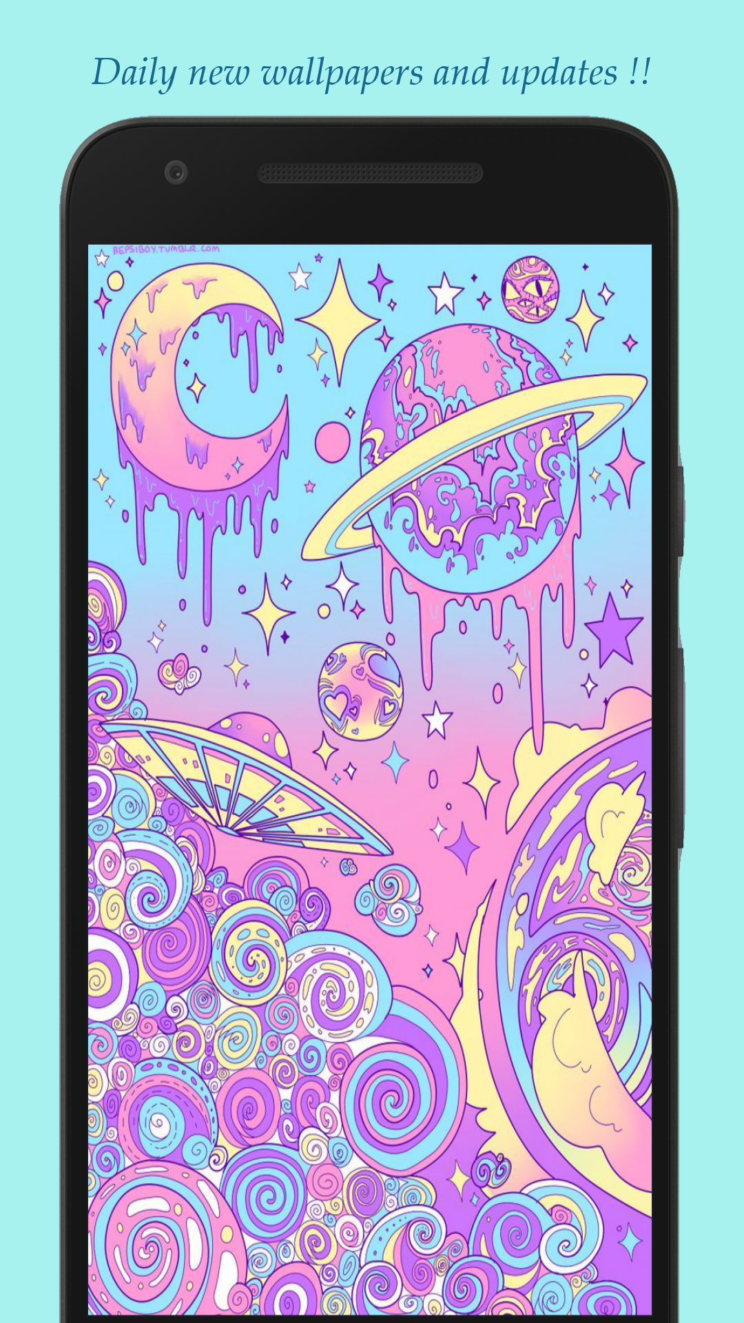 Galaxy Pastel - HD Wallpaper 