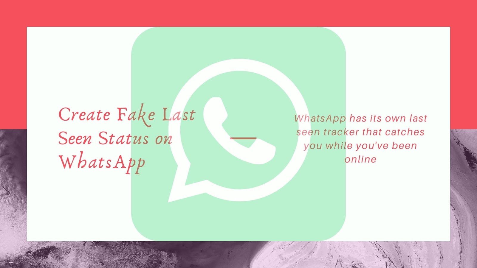 Fake Last Seen Status On Whatsapp - Graphic Design - HD Wallpaper 