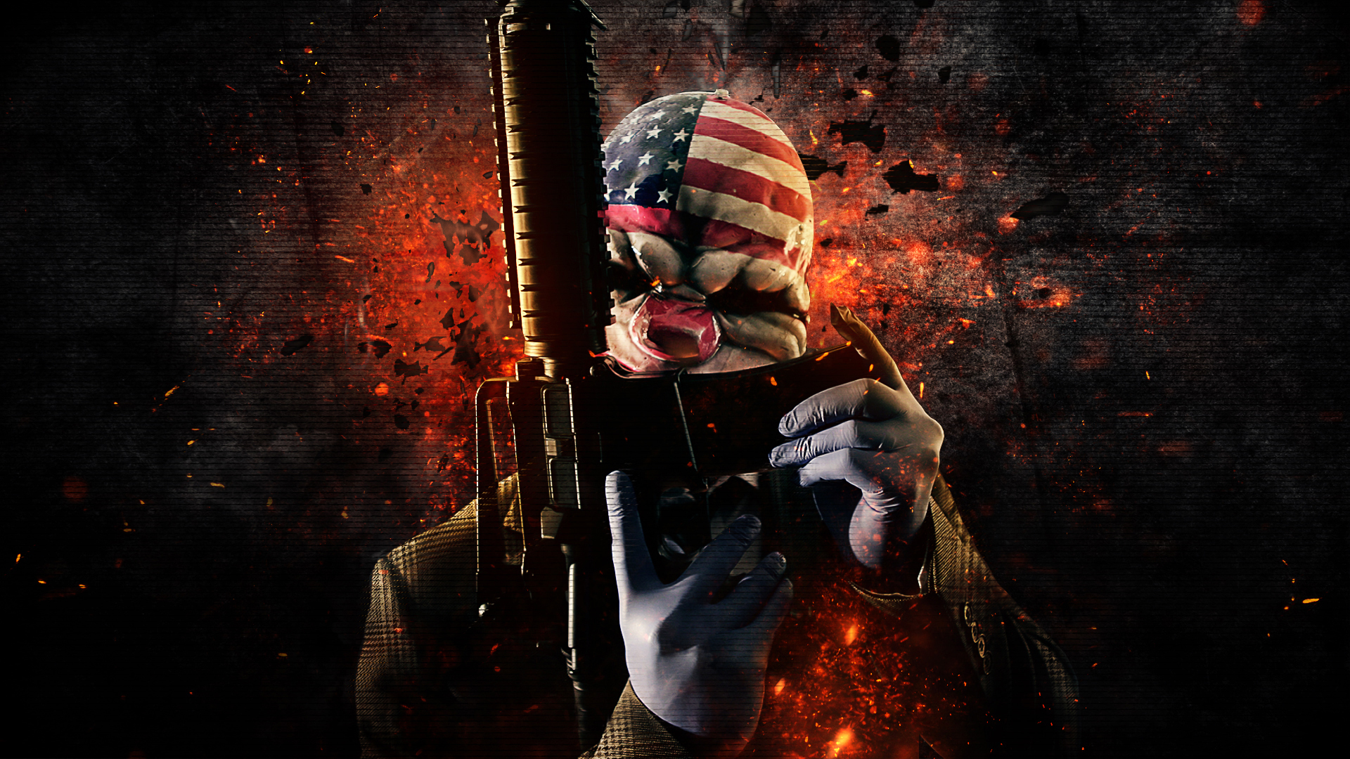 Payday Masks Wallpaper - Fondos De Pantalla Hd Para Pc Gamers - HD Wallpaper 