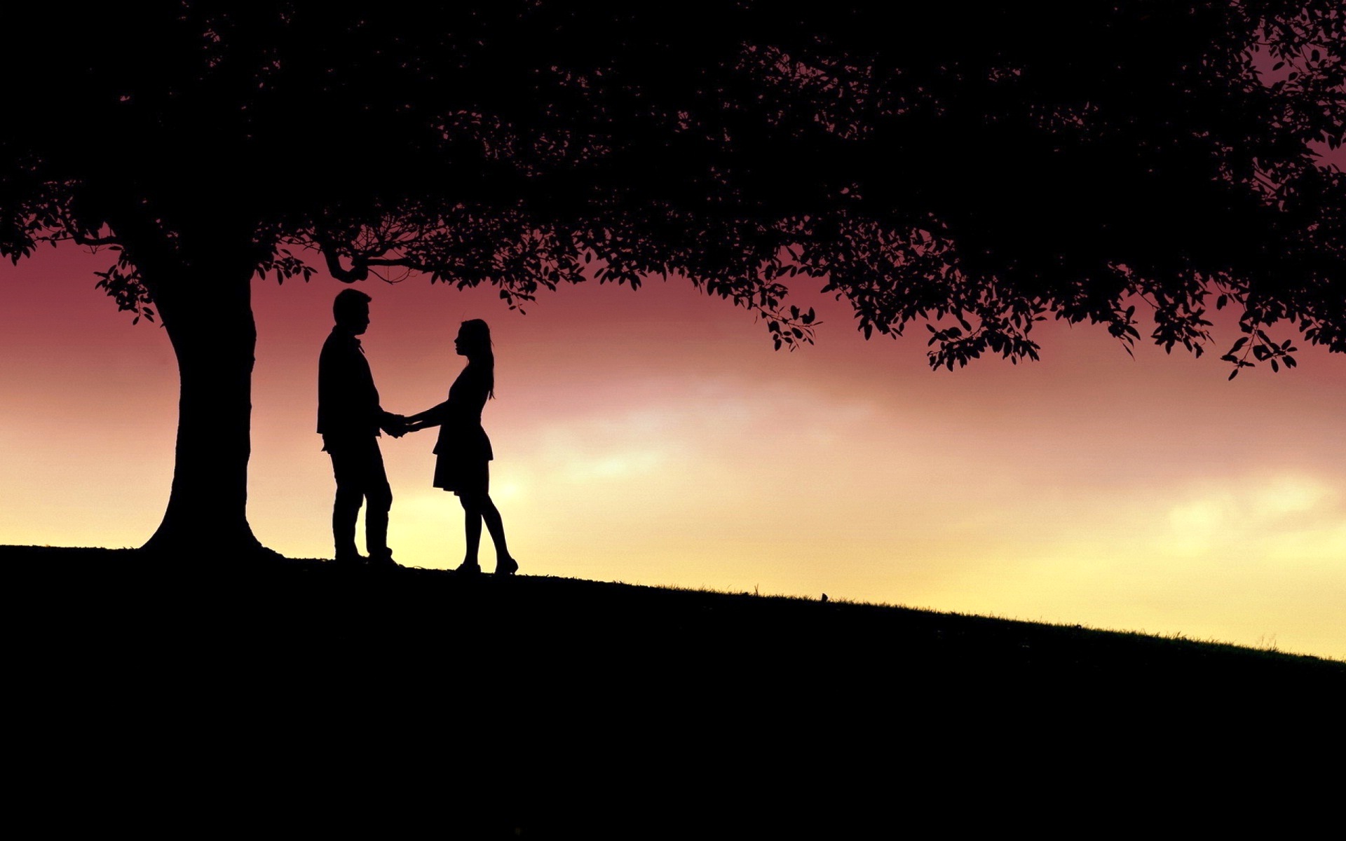 , Wallpapers V - Goodnight My Love Couple - HD Wallpaper 