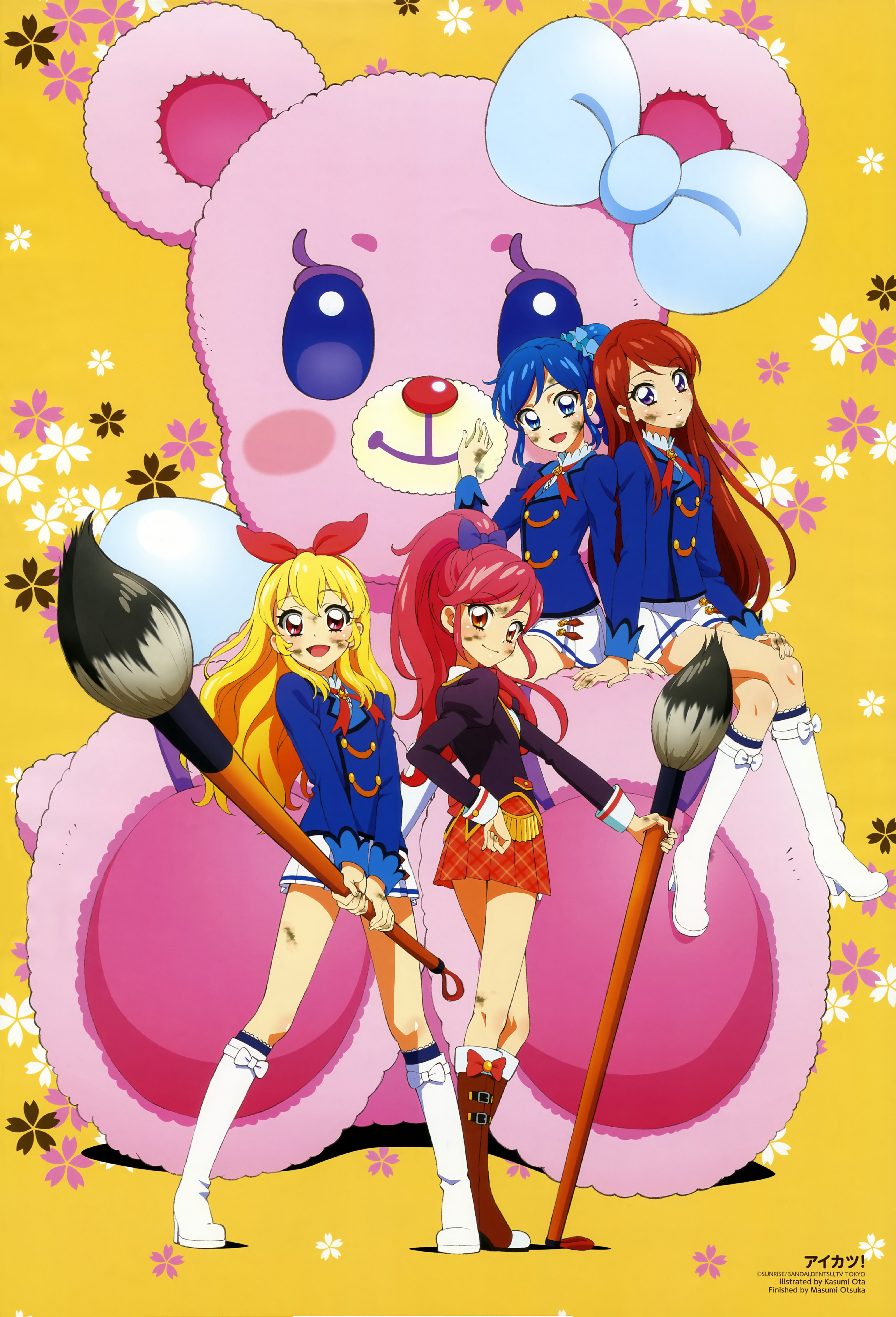 Teddy Paint - Aikatsu! - HD Wallpaper 