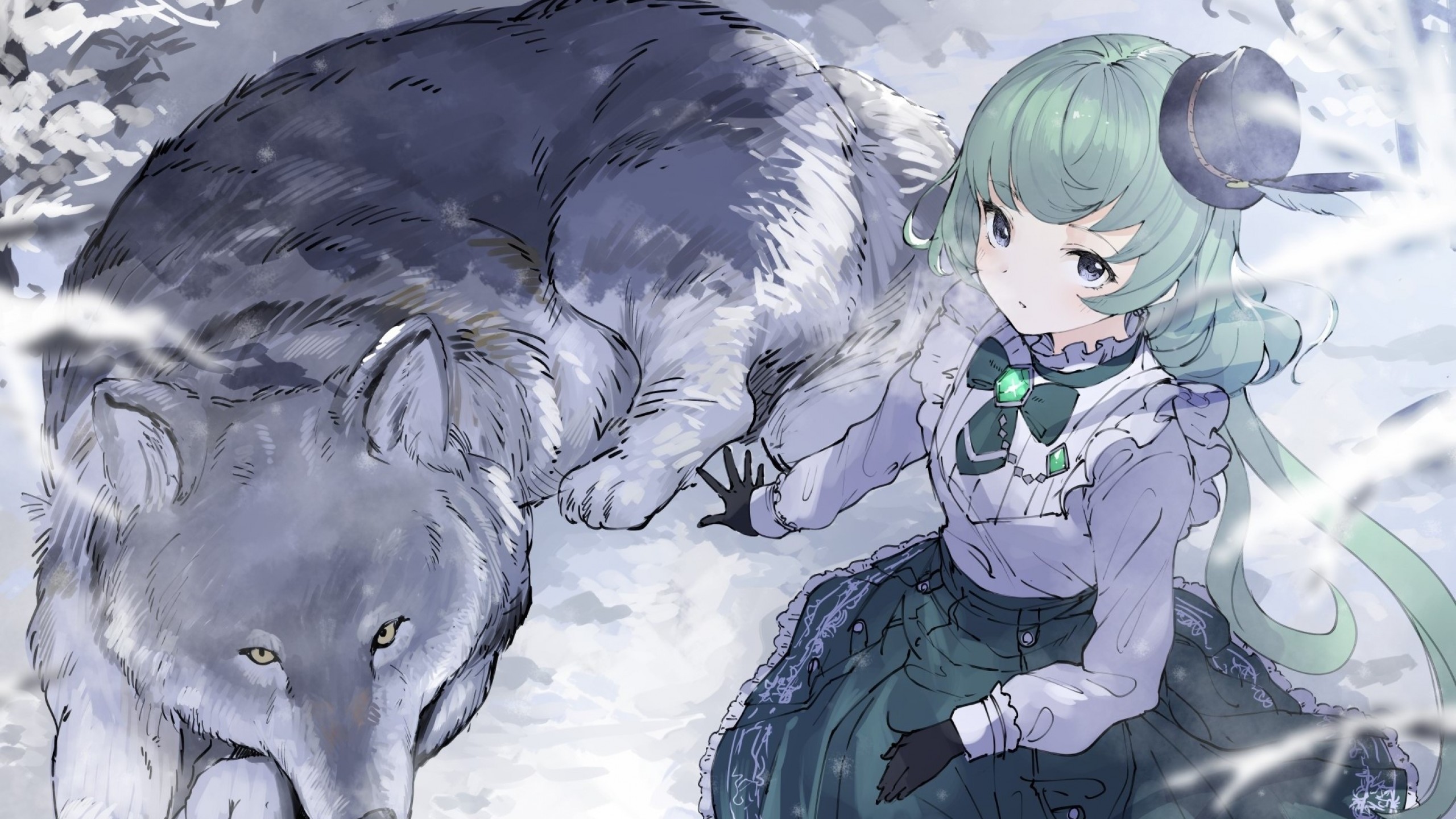 Alicia Charlotte, Aikatsu, Lolita, Wolf, Green Hair, - Aikatsu! - HD Wallpaper 