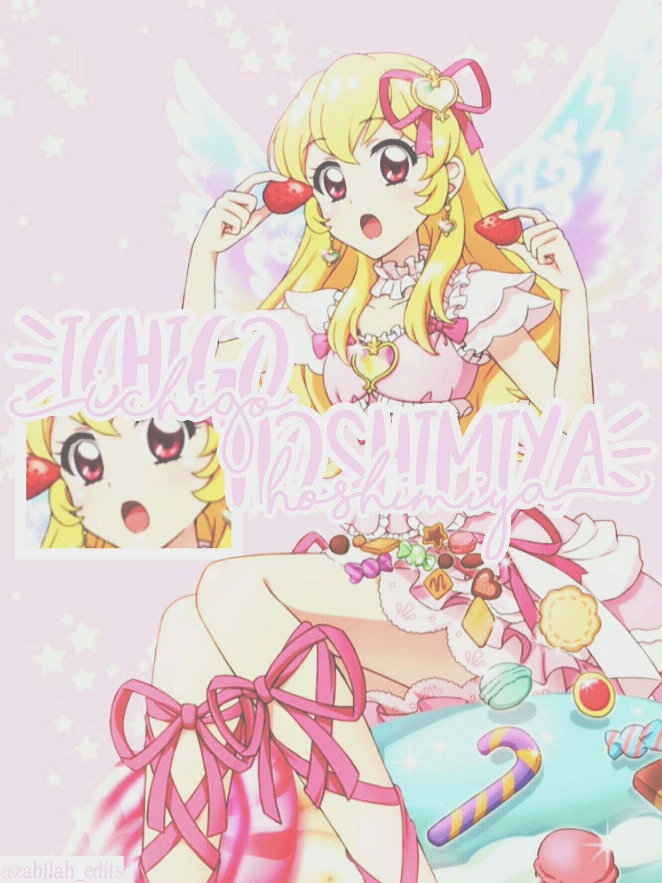 Ichigo Hoshimiya Ls/wallpaper - Ichigo Hoshimiya Chibi - HD Wallpaper 
