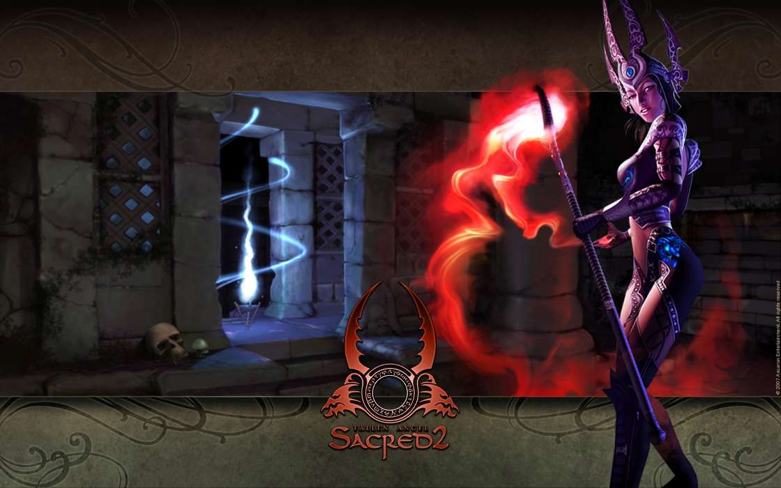 Download Mobile Wallpaper Games, Sacred - Sacred 2 Fallen Angel - HD Wallpaper 
