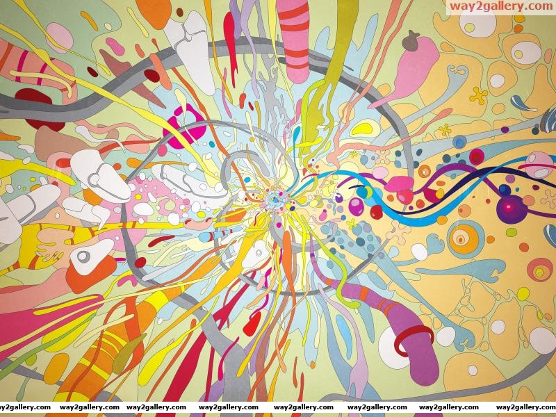 Wallpaper Drawing Divorce Color - Fondo De Pantalla Pinturas Famosas - HD Wallpaper 