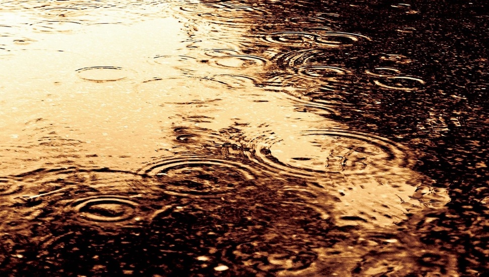 Water, Circles, Divorce, Drops, Rain Desktop Background - Капли Дождя В Луже - HD Wallpaper 