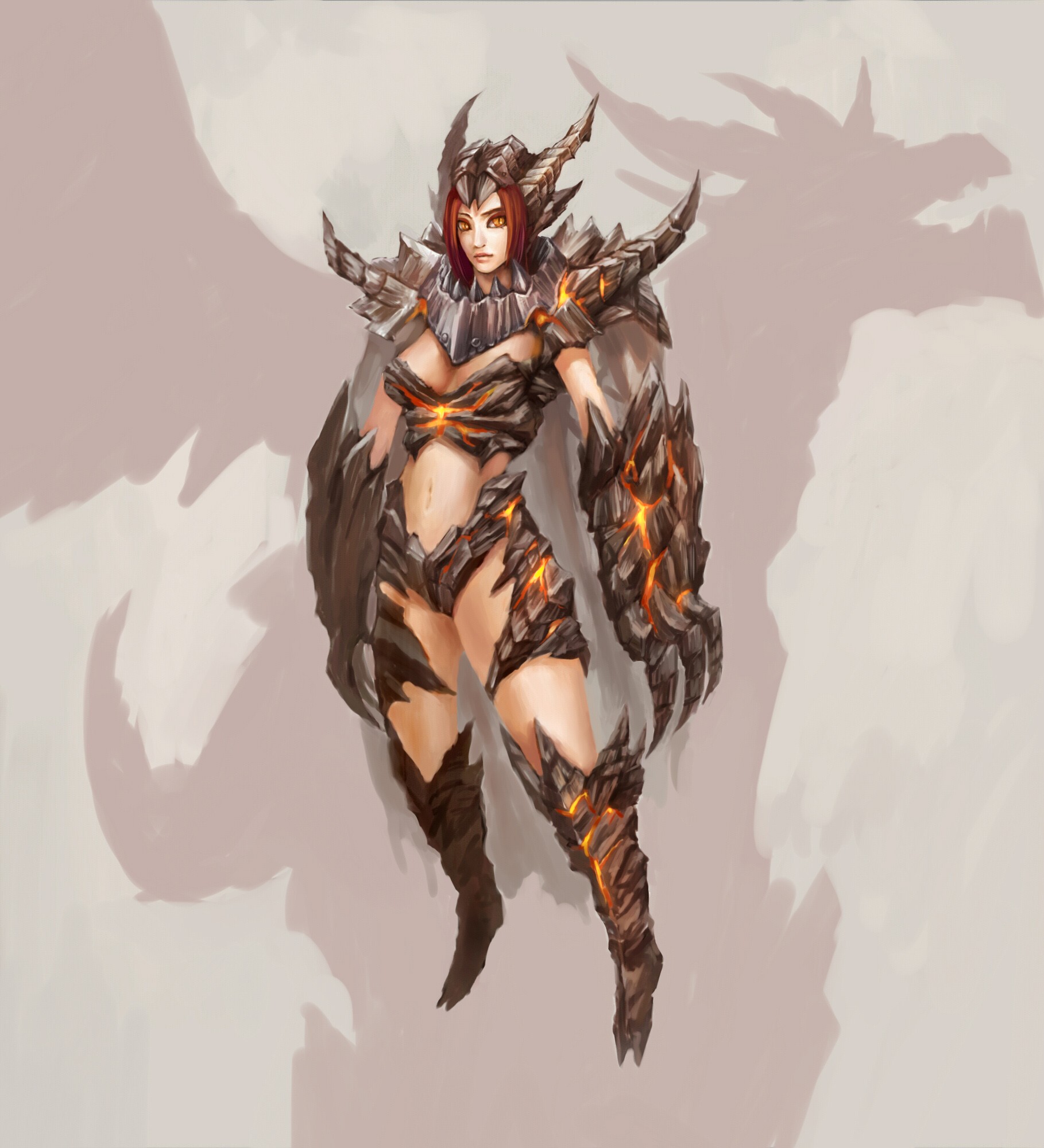 Shyvana By Reo Hd Wallpaper Fan Art Artwork League - League Of Legends Shyvana Fan - HD Wallpaper 