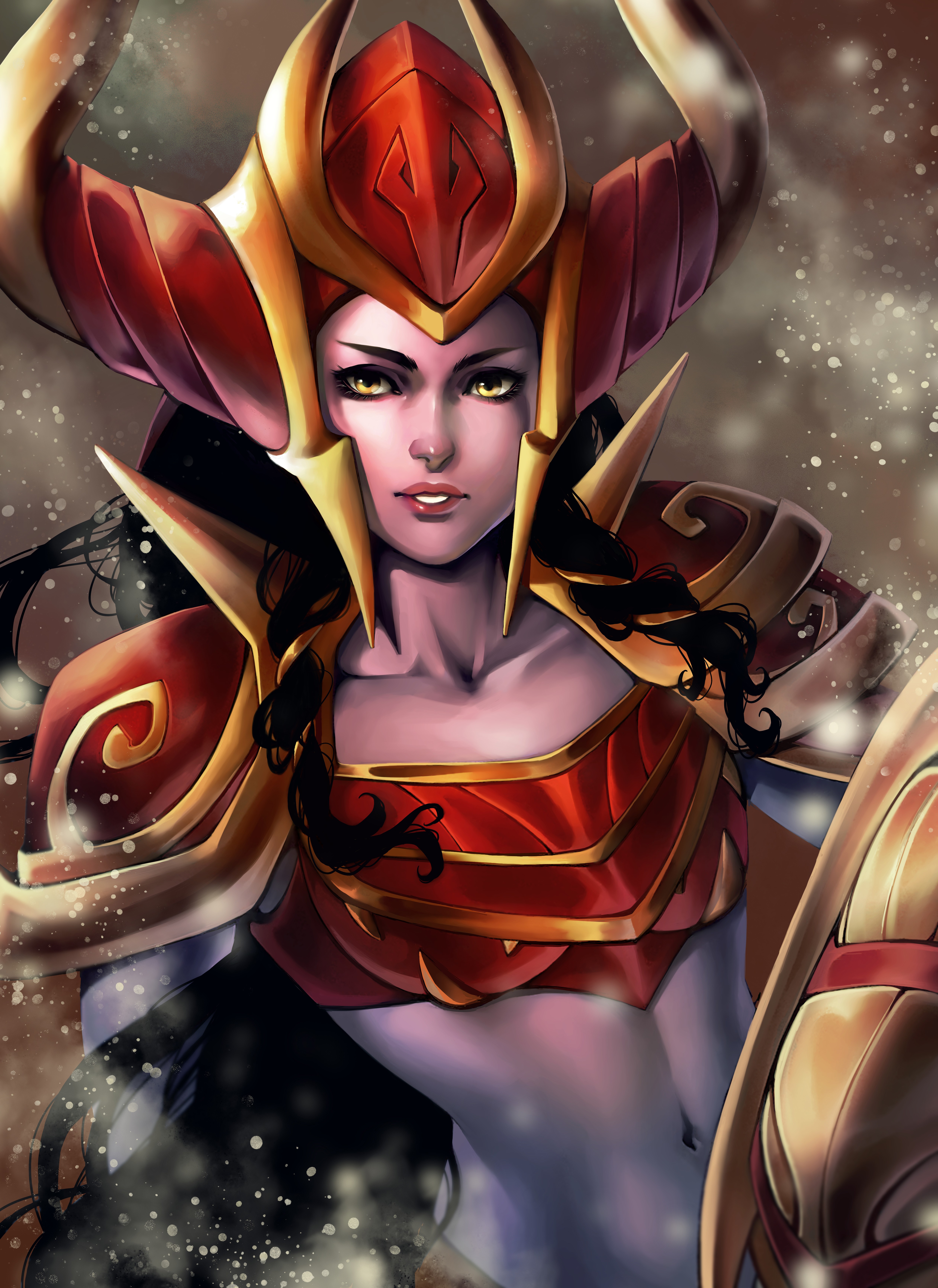 Shyvana By Kate N Bd Hd Wallpaper Fan Art Artwork League - HD Wallpaper 