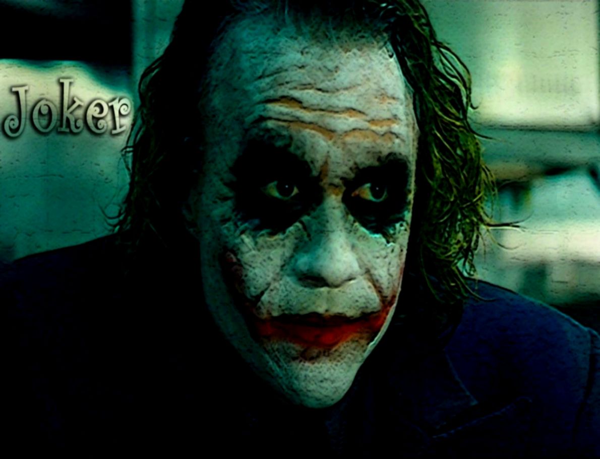 Hd Wallpapers Phone Wallpaper Heath Ledger Joker Dark - Joker Dark Knight - HD Wallpaper 