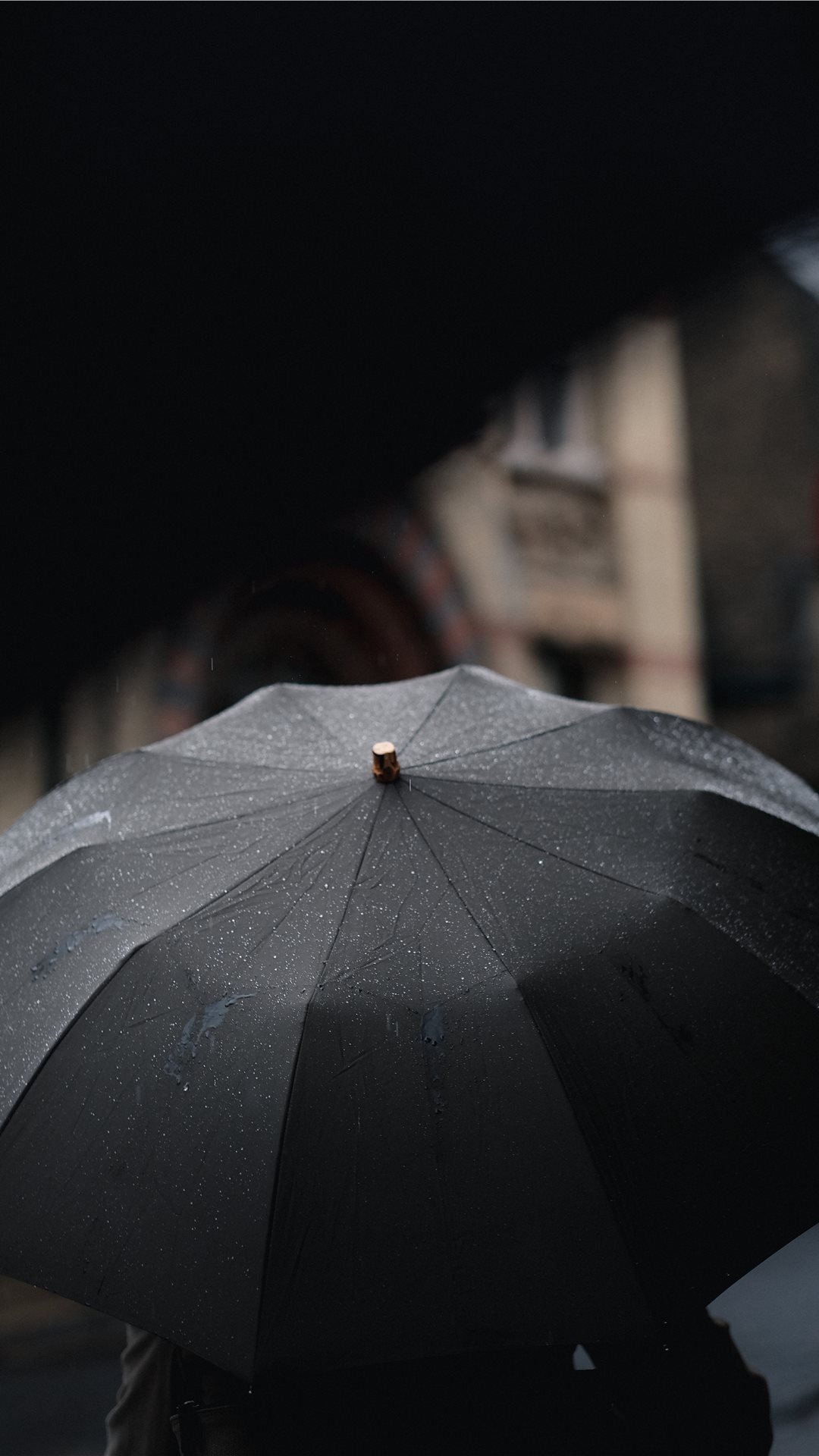 Black Umbrella - HD Wallpaper 