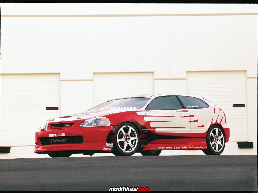 Signal Auto Chop Top Civic Drag Car - HD Wallpaper 