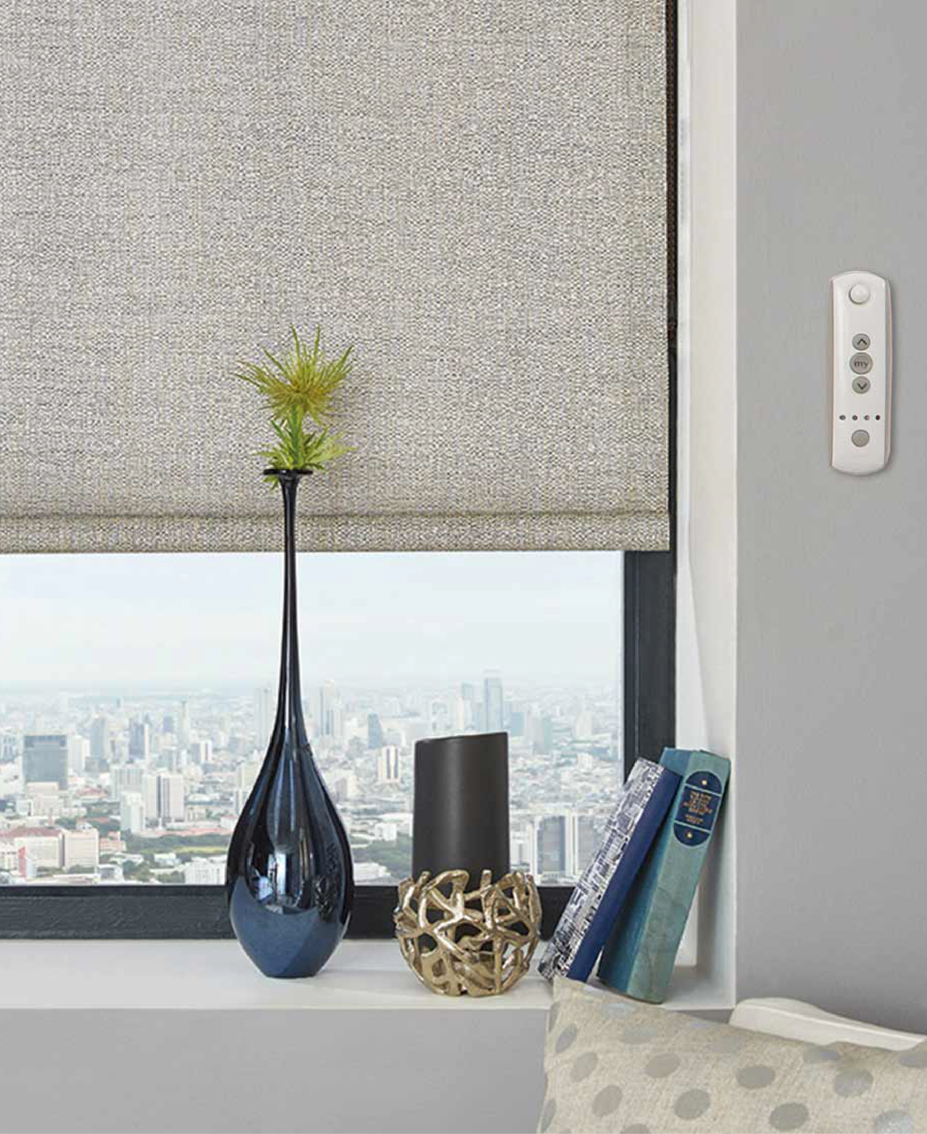 Motorized Roller Blinds And Curtains - HD Wallpaper 