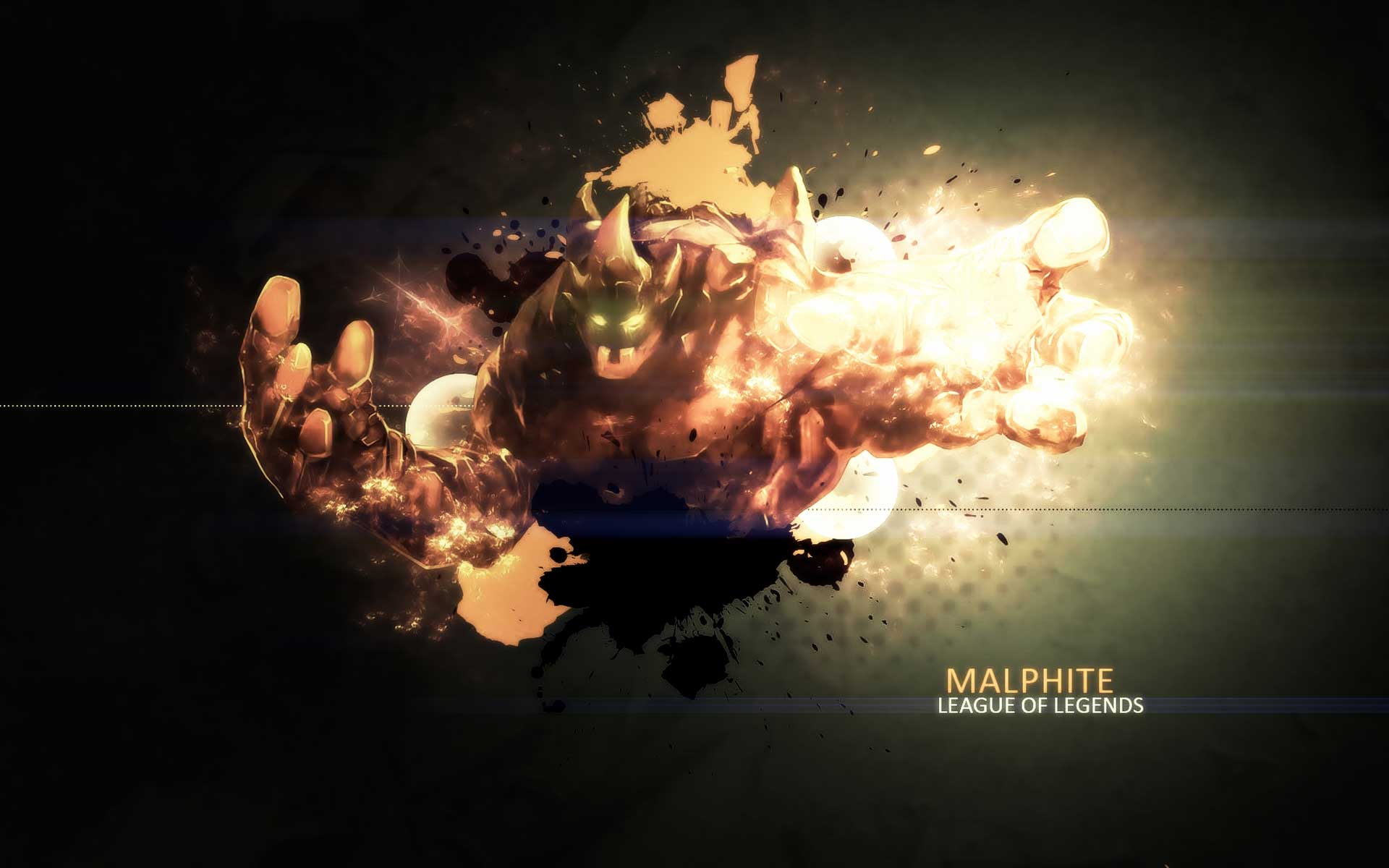 Malphite Wallpaper - League Of Legends Wallpaper Malphite - HD Wallpaper 