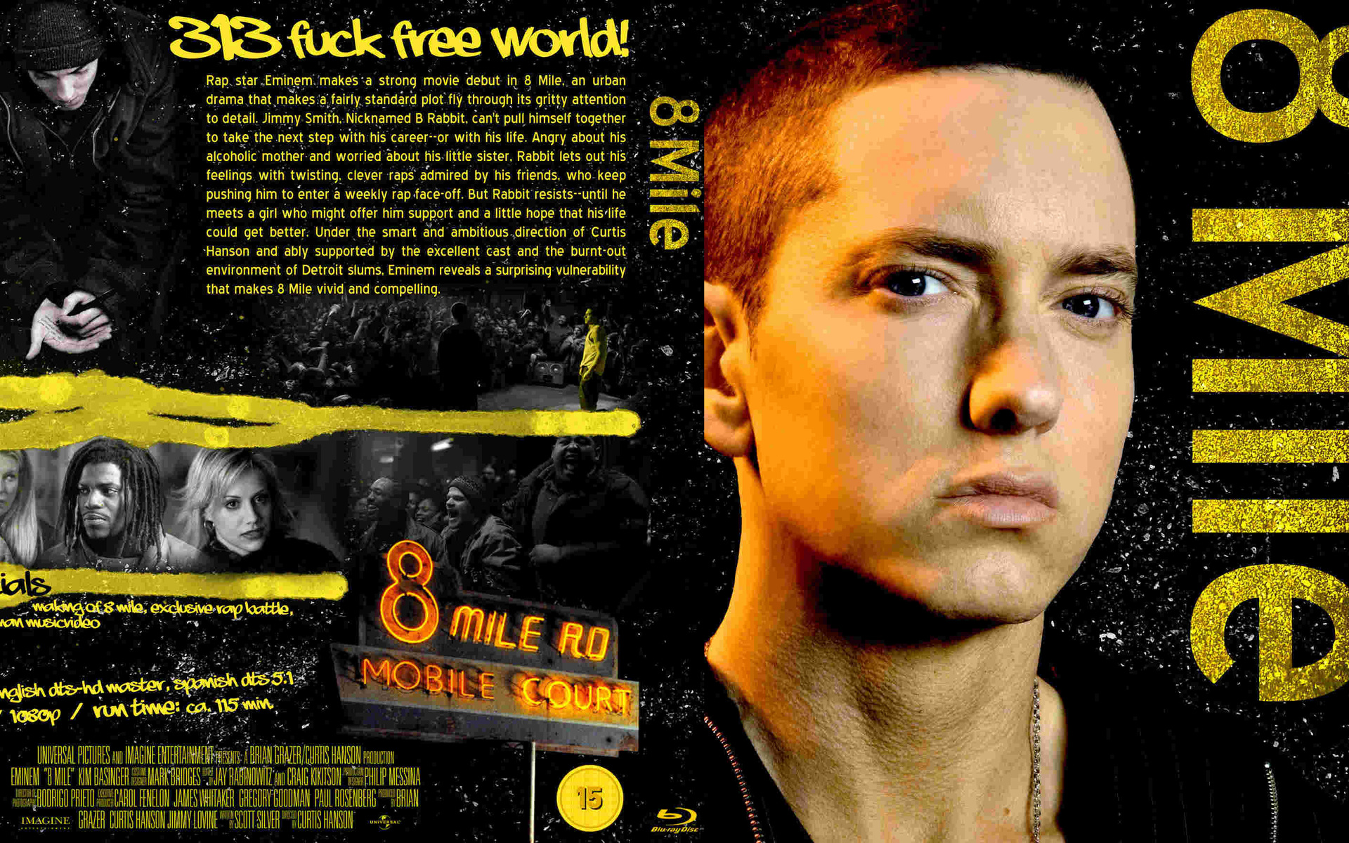 8 Mile , Film Photo - 8 Mile Cover Blu Ray - HD Wallpaper 