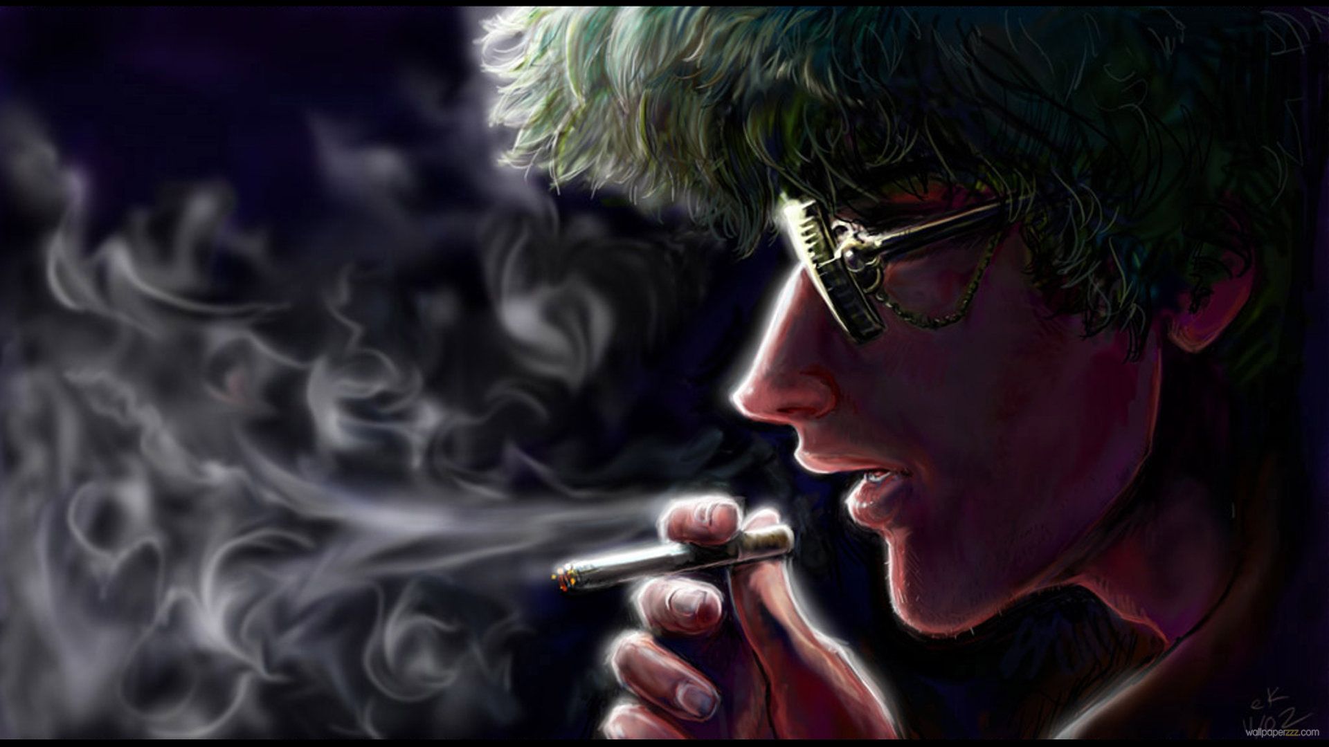 Awesome Smoking Images In 4k Ultra Hd - Spike Spiegel - HD Wallpaper 