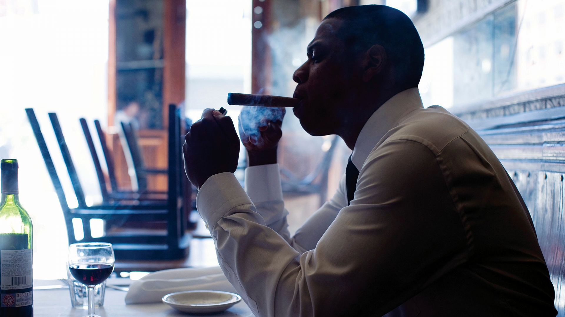 Jay Z Smoking For 1920 X 1080 Hdtv 1080p Resolution - Jay Z American Gangster - HD Wallpaper 