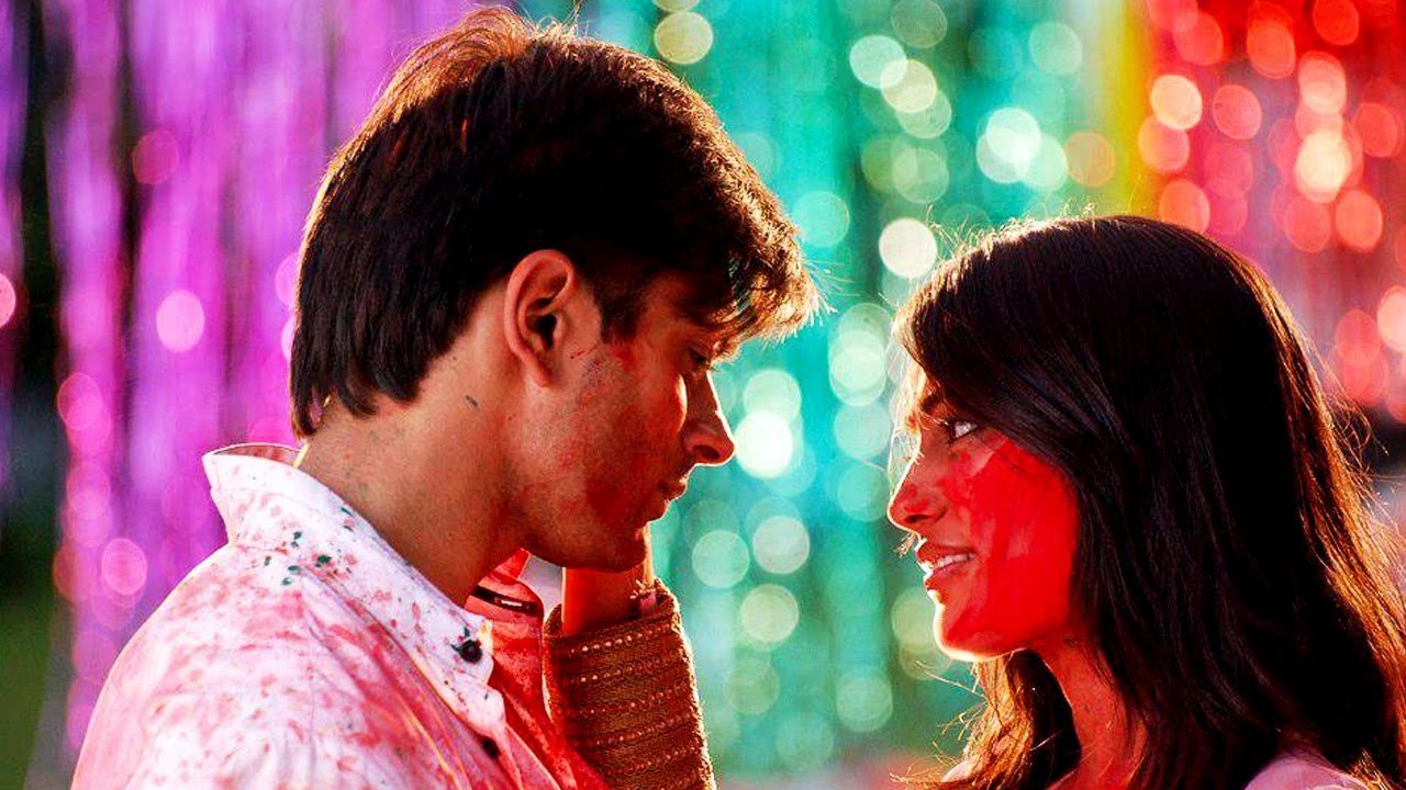 Zoya And Asad Ahmed With Colors In Qubool Hai Hindi - Holi Couple Pic Download - HD Wallpaper 