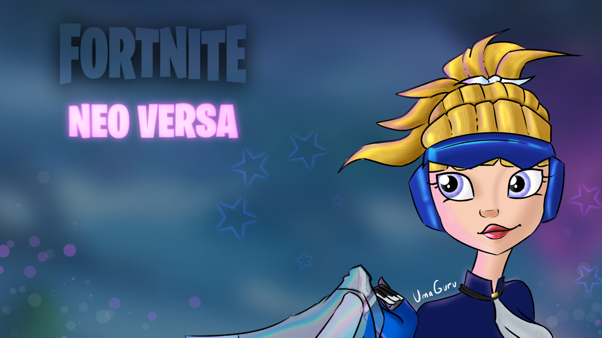 Artstation Fortnite Girls Art Neo Versa Uma Guru - Fortnite Neo Versa Fanart - HD Wallpaper 