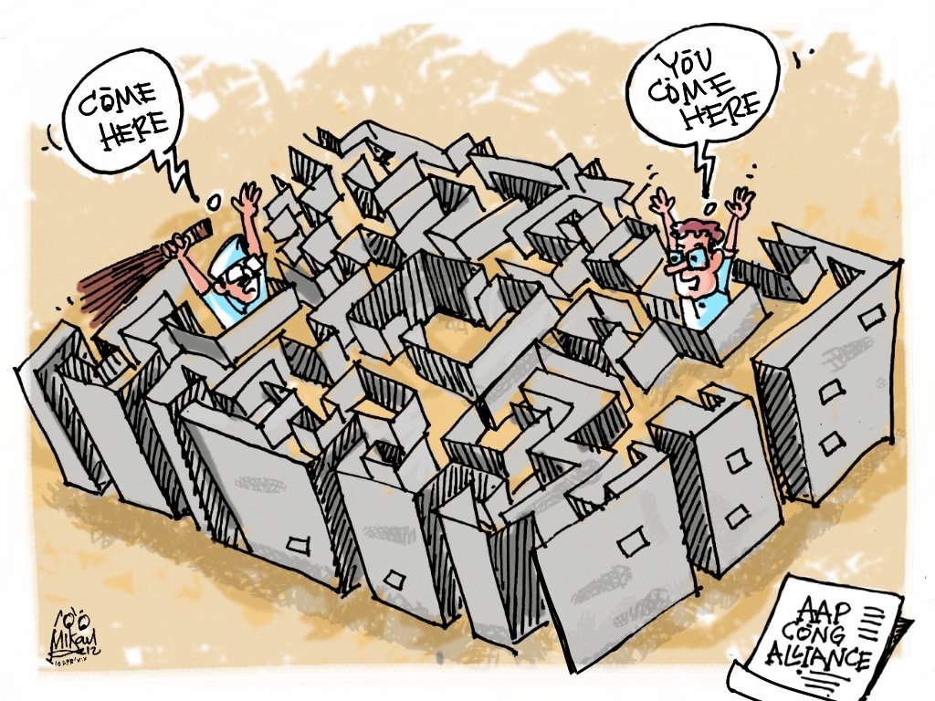 Political Maze Cartoons - HD Wallpaper 