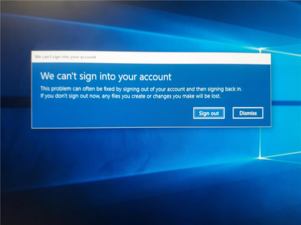 We Can T Sign Into Your Account Windows 10 - HD Wallpaper 