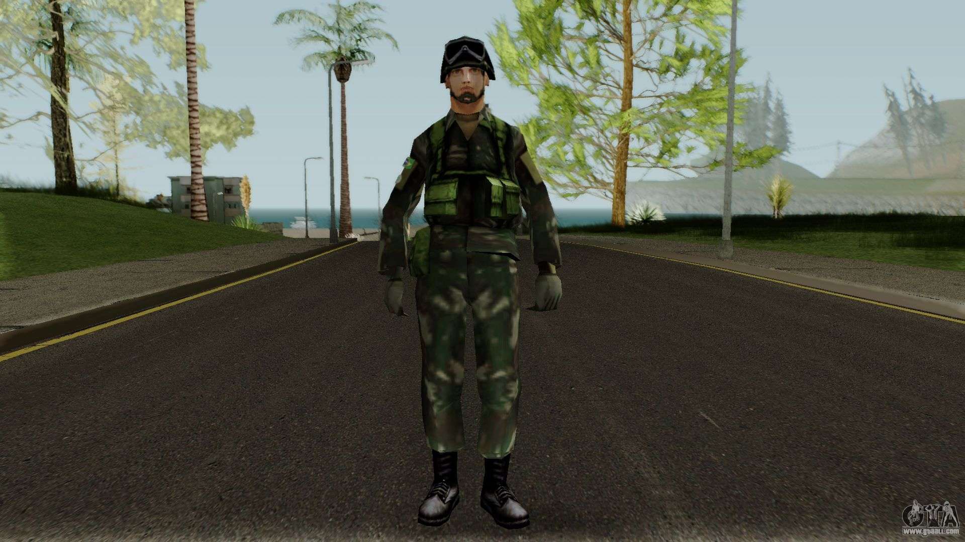 Tc Gta Brasil For Gta San Andreas - Skin Exercito Brasileiro Gta Sa - HD Wallpaper 