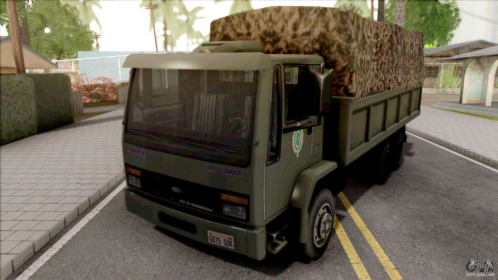 Ford Cargo 2422 Exercito Brasileiro For Gta San Andreas - Grand Theft Auto: San Andreas - HD Wallpaper 