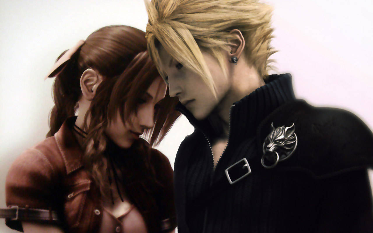 Couple Wallpaper - Final Fantasy Cloud X Aerith - HD Wallpaper 