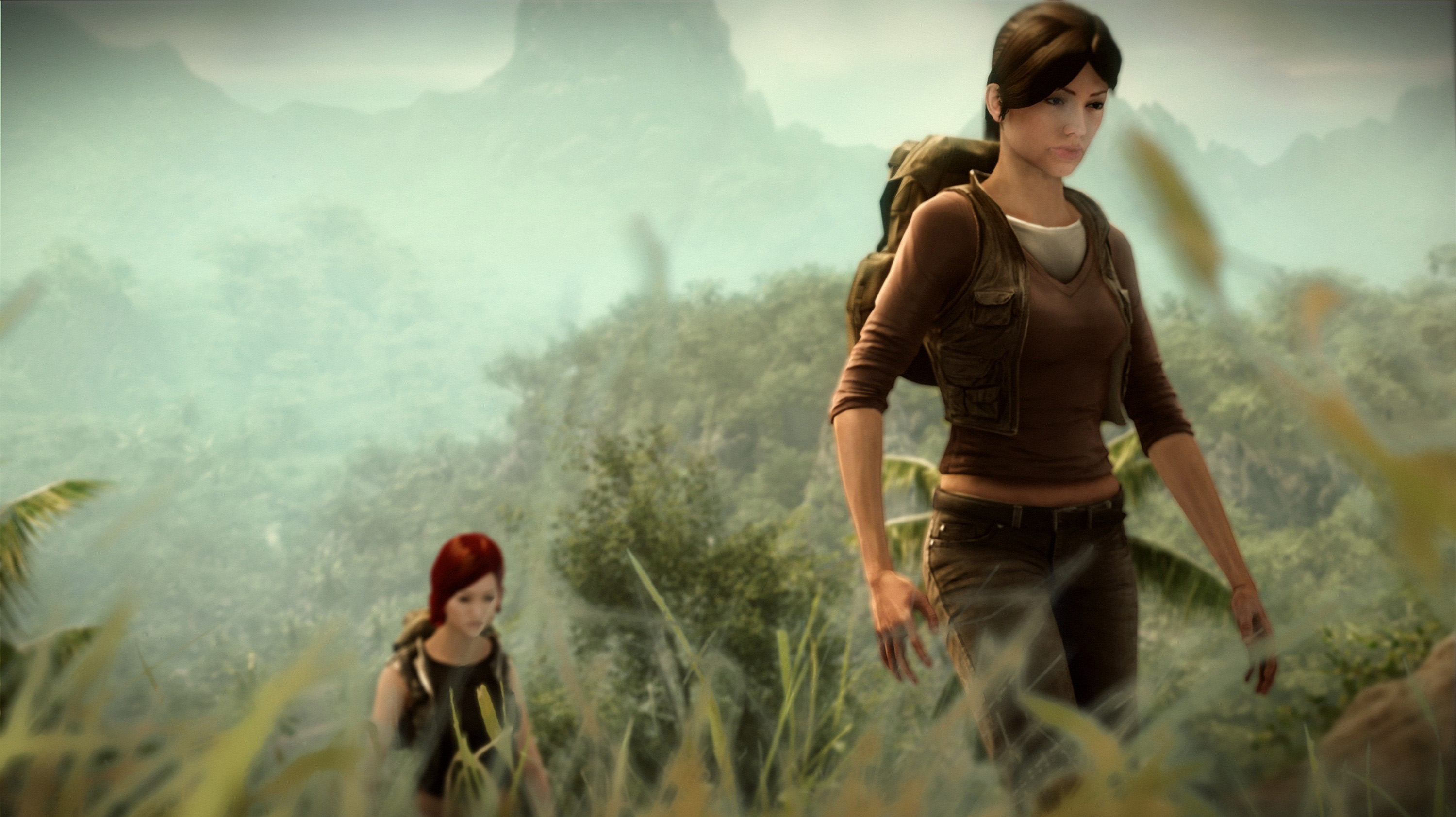 3d Fantasy Girls Cool Mountain Wallpapers And Backgrounds - 3d Wallpaper For Girls Desktop - HD Wallpaper 