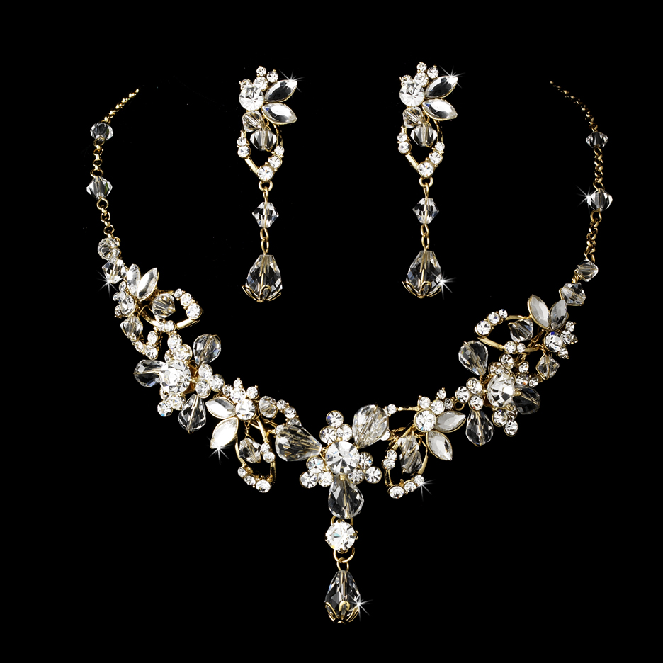 Rhinestone Necklace And Earring Sets Photo - Necklace - HD Wallpaper 