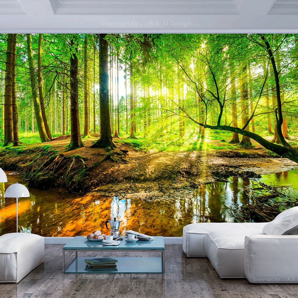 Sunny Forest - HD Wallpaper 