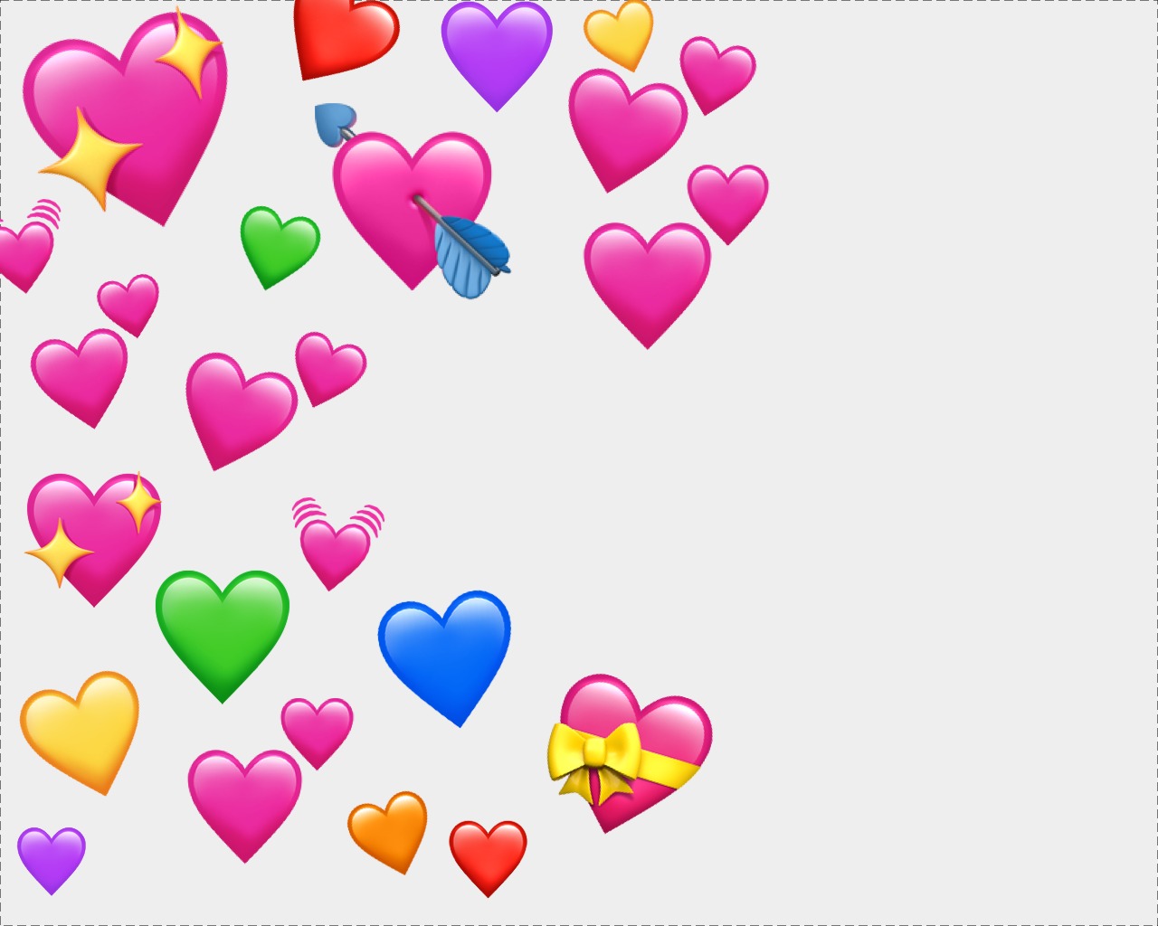 Iphone Heart Emoji - HD Wallpaper 