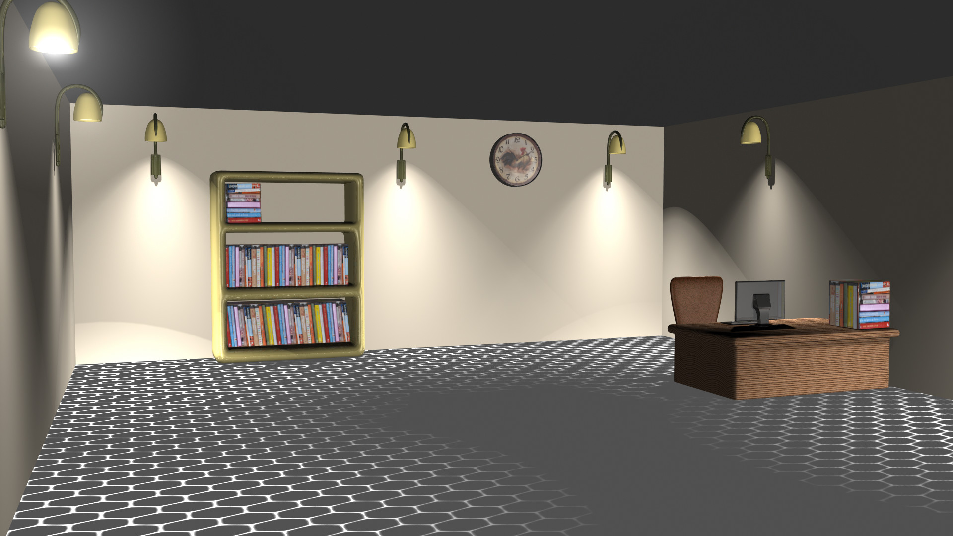 1920x1080, Png Office Room Transpa Images Pluspng 
 - Full Hd 3d Wallpaper Office - HD Wallpaper 