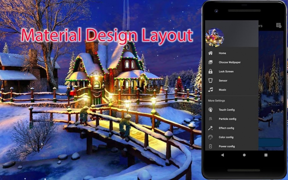 Background Old Fashioned Christmas Scenes - HD Wallpaper 