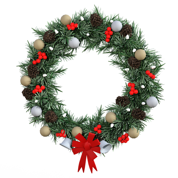 Real Christmas Wreath Png - HD Wallpaper 
