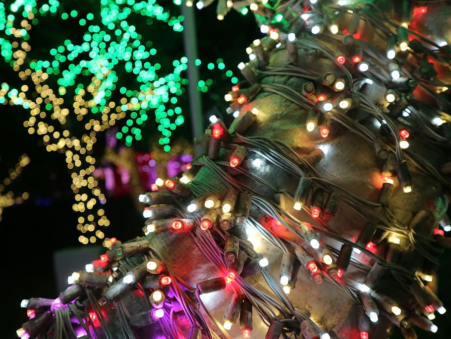 Gambar Pemandangan Cahaya Malam - HD Wallpaper 