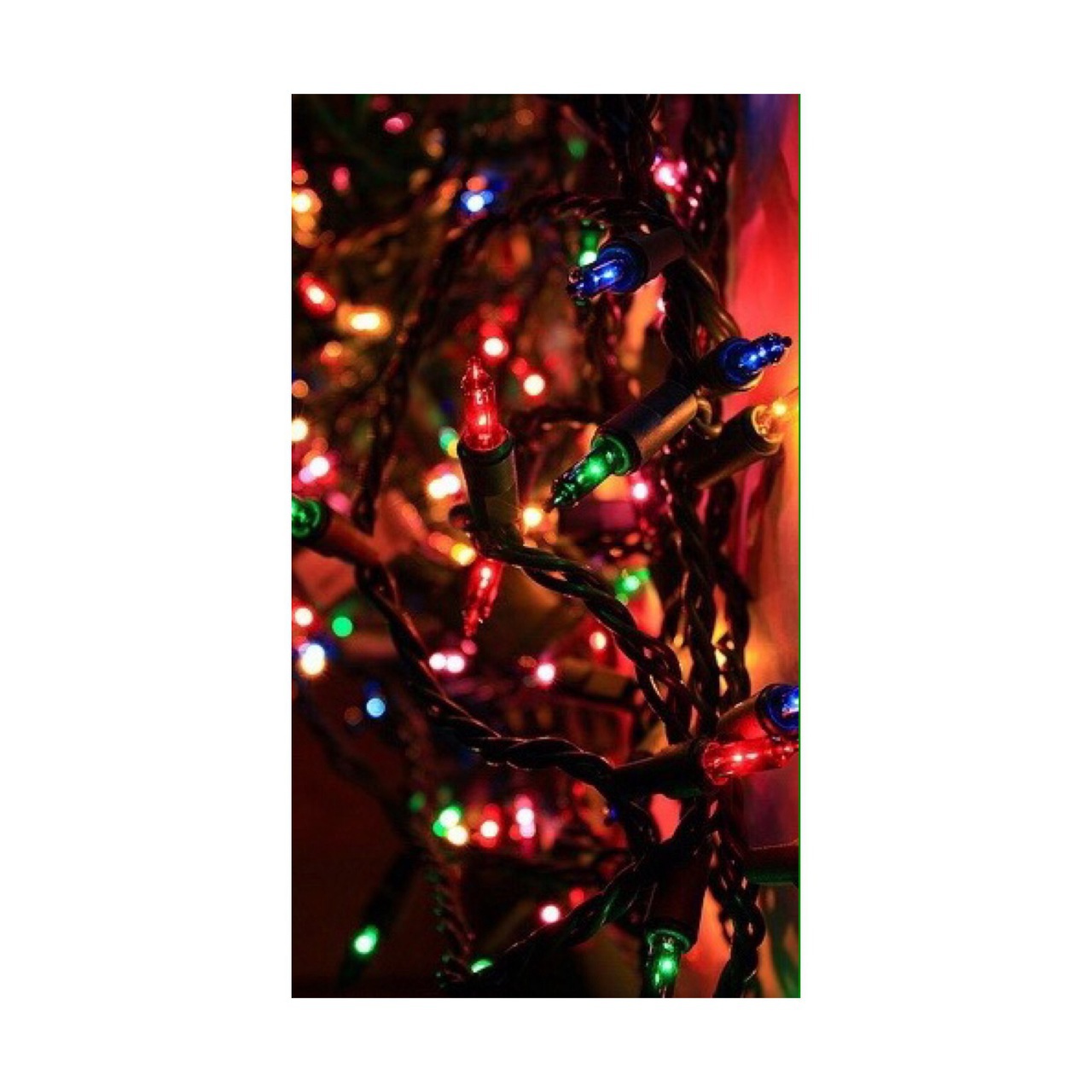 Background, Christmas, Iphone Wallpaper - Christmas Lights - HD Wallpaper 